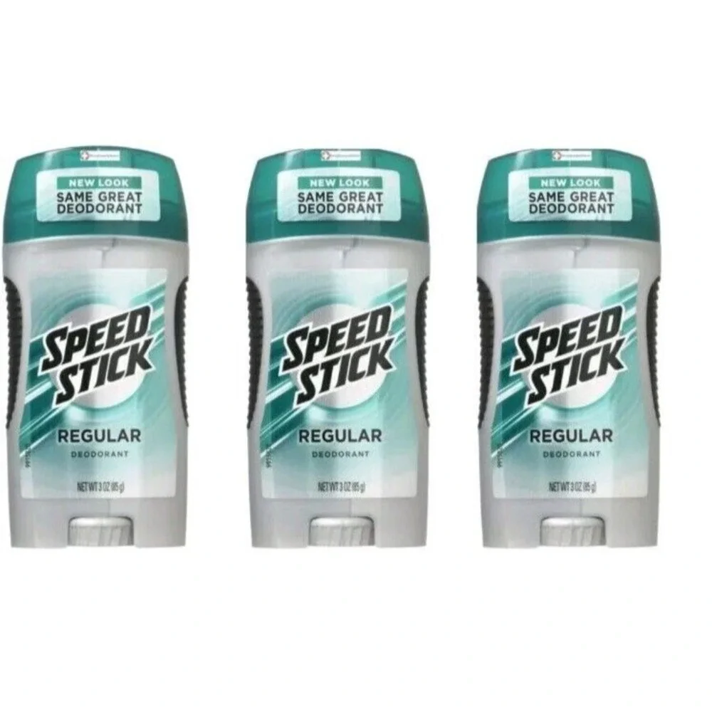 Speed Stick Men's Deodorant,‎ Regula 3 Ounce 3 Pack